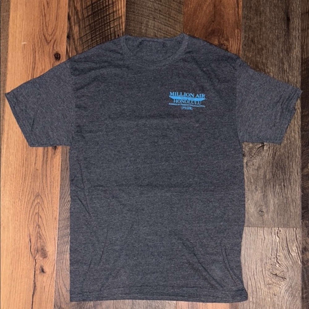 Aviation Million Air Honolulu Gray T-Shirt